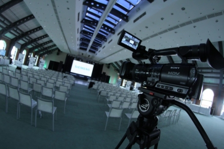 Realizacja audio - video na konferencji Siemens