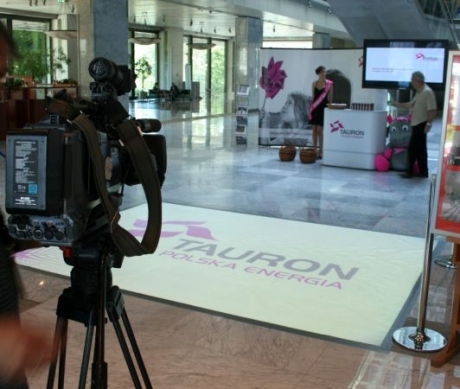 Multimedialna oprawa eventu - Debiut na GPW Tauron S.A.